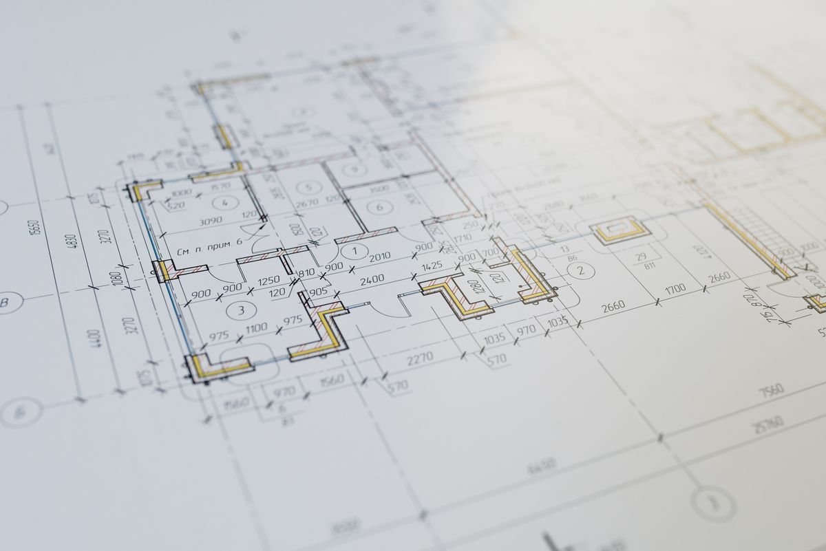 فن تعمیر کا فلور پلان اور پیمائش — مربع اور مستطیل کا رقبہ نکالنے کی بنیاد